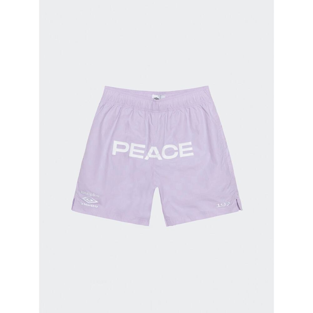 New - Lilac - AK + Umbro - Peace Checkerboard Shorts